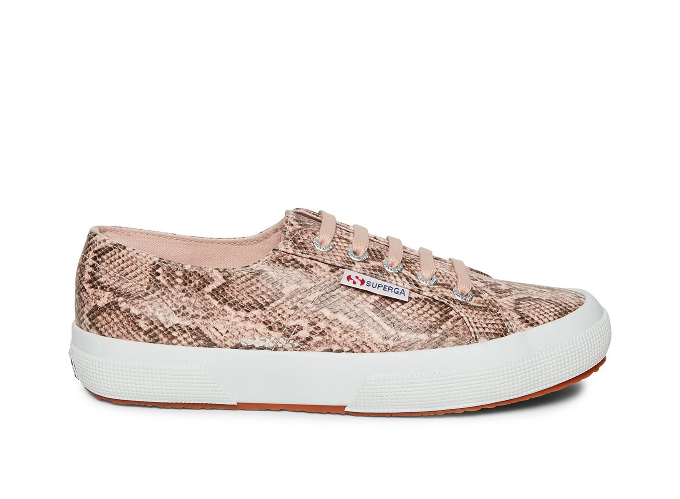 Superga Sneakers Womens - 2750 Faux Snake - Pink/Snake - WMJOG1306